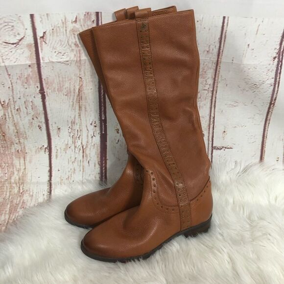Sam Edelman NWOT prina brown leather riding boots - Picture 7 of 14